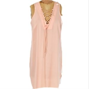 Amanda U little peach slip dress chemise